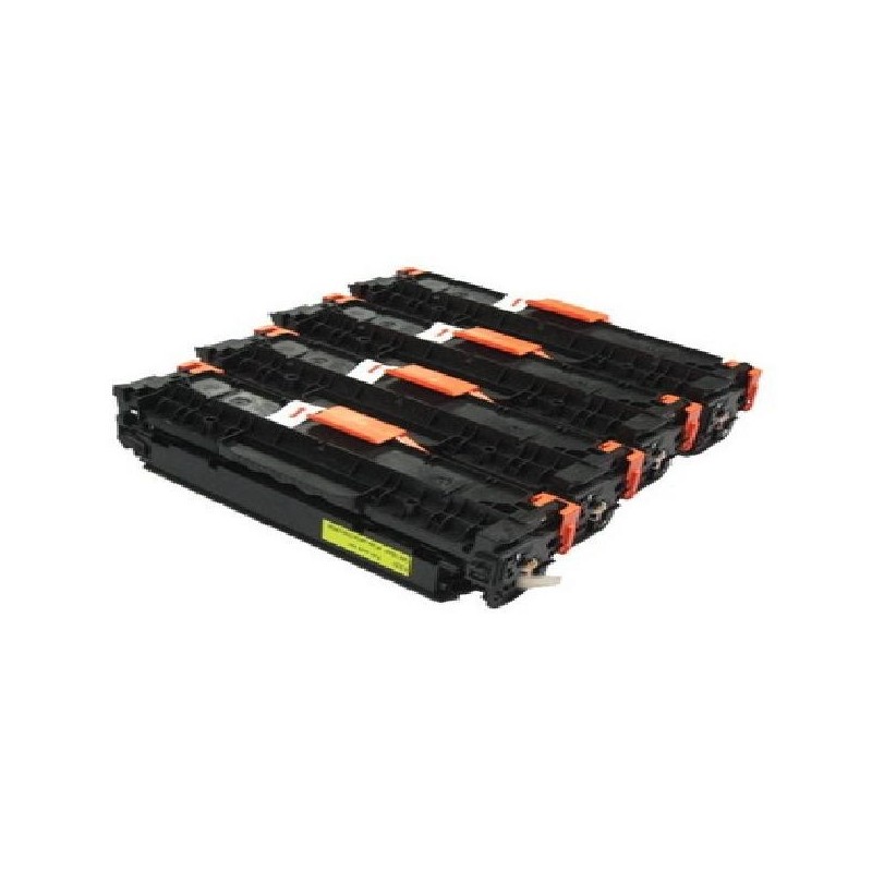 Pack de 4 Toners génériques pour HP  laserjet CP2020/CP2025/CM2320MPF (304A), Toner Express : achat en ligne de Pack de 4 Toners