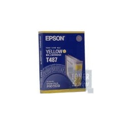 Cartouche Encre Jaune EPSON (T487), Toner Express : achat en ligne de Cartouche Encre Jaune EPSON (T487) pour imprimante