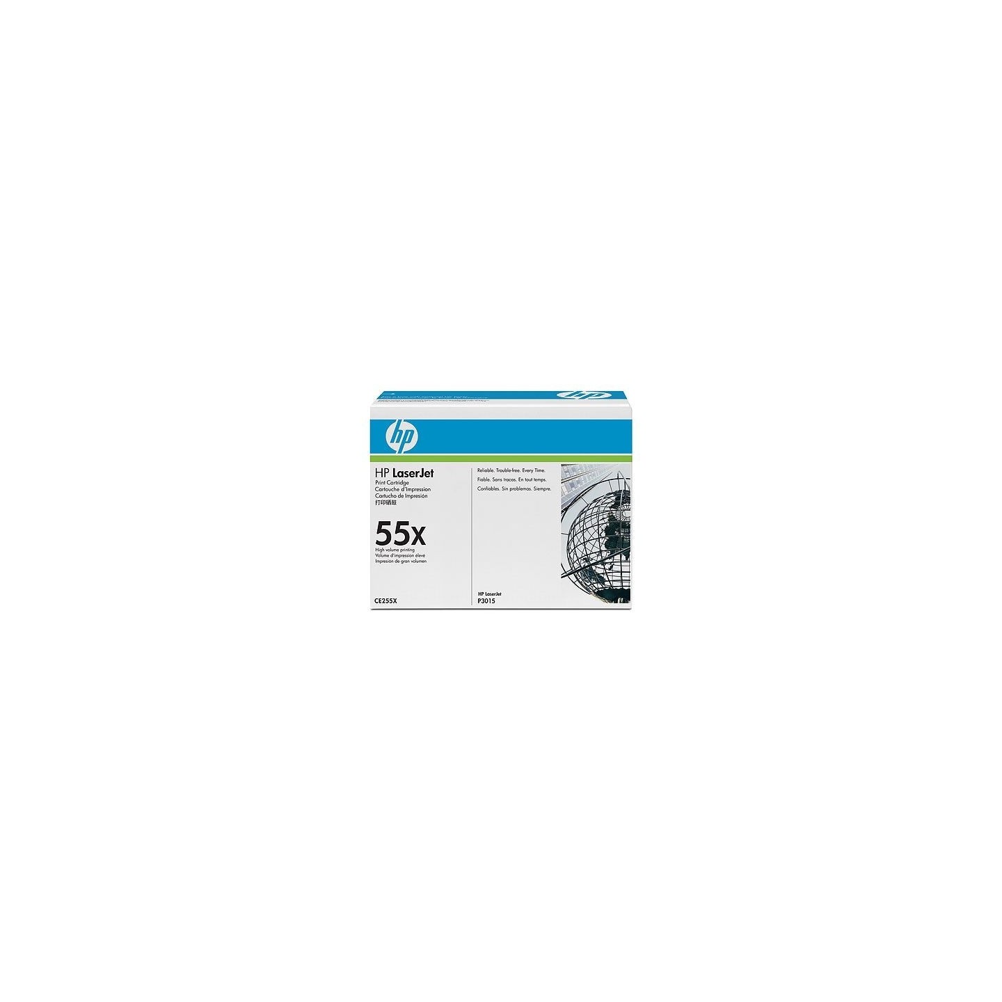 Toner noir HP haute capacité pour laserjet P3010 (55X), Toner Express : achat en ligne de Toner noir HP haute capacité pour lase