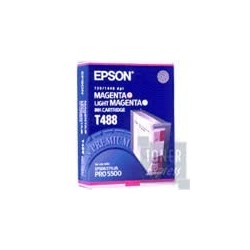 Cartouche Encre Magenta+Magenta Clair  EPSON (T488), Toner Express : achat en ligne de Cartouche Encre Magenta+Magenta Clair  EP