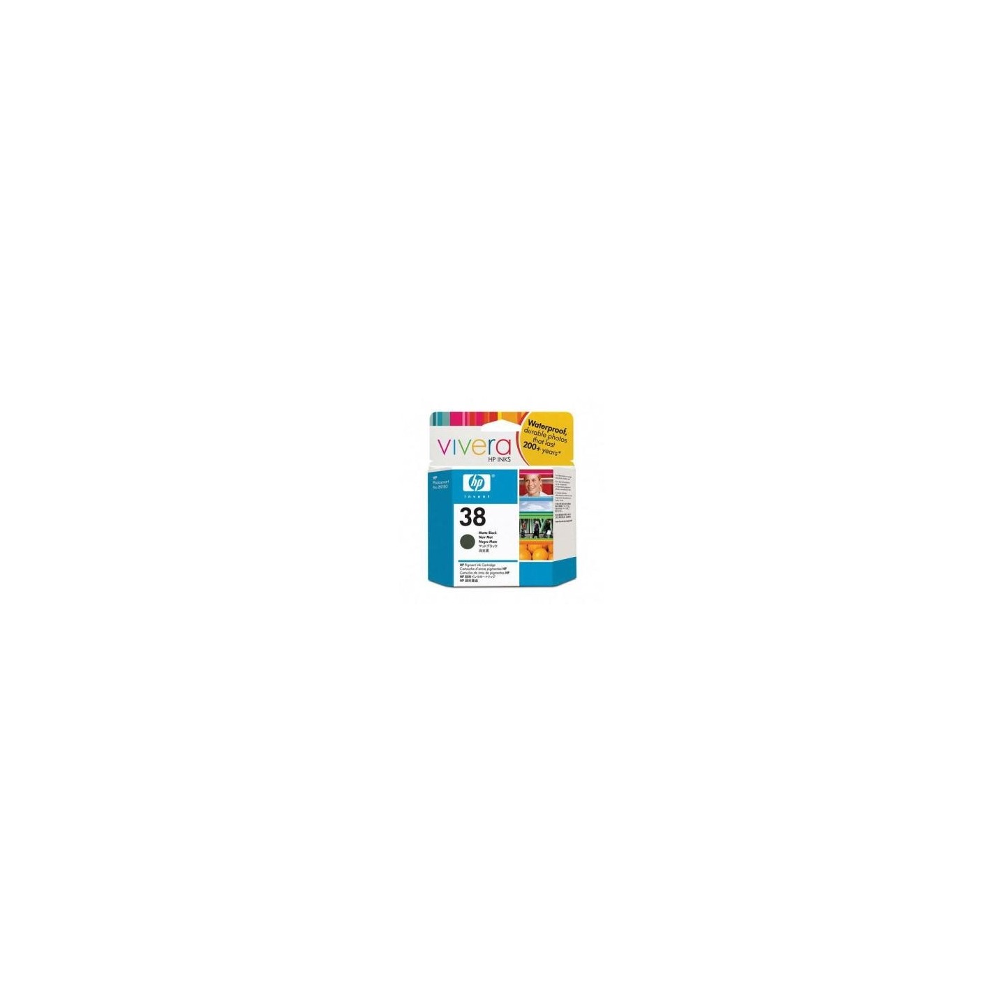 Encre vivera noir mat HP pour Photosmart Pro B9180 ... (N°38), Toner Express : achat en ligne de Encre vivera noir mat HP pour P