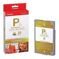Canon Pack Or E-P20G - kit cassette à ruban d'impression + papier pour Selphy ES40, Toner Express : achat en ligne de Canon Pack