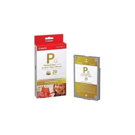 Canon Pack Or E-P20G - kit cassette à ruban d'impression + papier pour Selphy ES40, Toner Express : achat en ligne de Canon Pack