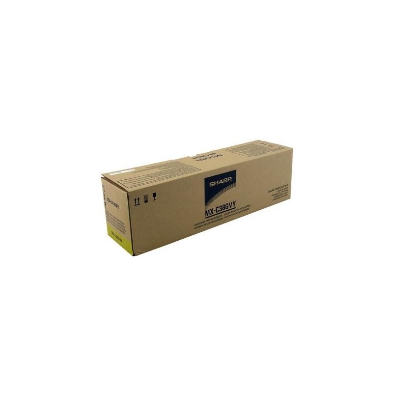 Developpeur jaune Sharp pour DXC310 / DXC380 ... (DX-C38GVY), Toner Express : achat en ligne de Developpeur jaune Sharp pour DXC
