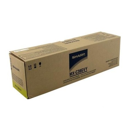 Developpeur jaune Sharp pour DXC310 / DXC380 ... (DX-C38GVY), Toner Express : achat en ligne de Developpeur jaune Sharp pour DXC