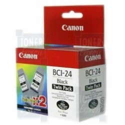 Cartouche d'encre Noire CANON (BCI24Bk) DOUBLE PACK ( 6881A009 ), Toner Express : achat en ligne de Cartouche d'encre Noire CANO