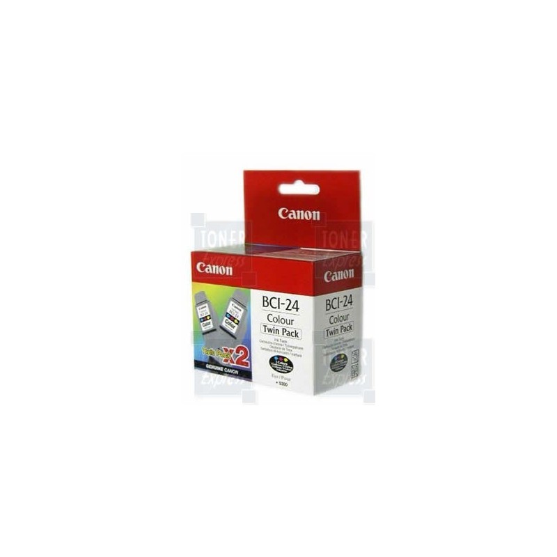 Cartouche d'encre Couleur CANON (BCI24C) DOUBLE PACK, Toner Express : achat en ligne de Cartouche d'encre Couleur CANON (BCI24C)