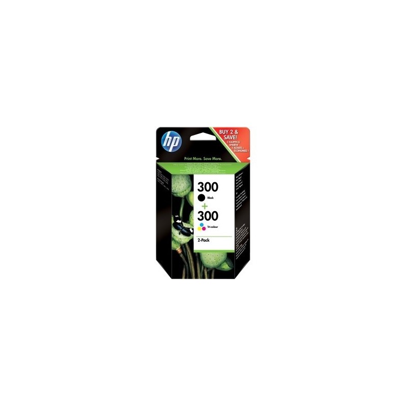 Pack de 2 Cartouches : 1 noire + 1 couleur, HP N°300 pour deskjet D2560 (N°300), Toner Express : achat en ligne de Pack de 2 Car