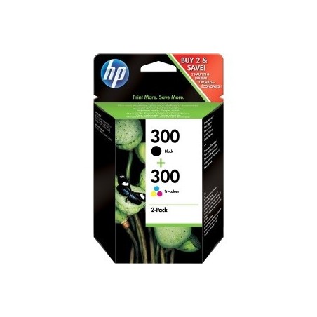 Pack de 2 Cartouches : 1 noire + 1 couleur, HP N°300 pour deskjet D2560 (N°300), Toner Express : achat en ligne de Pack de 2 Car