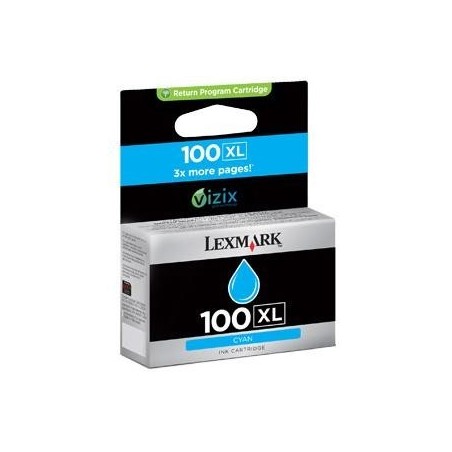 Cartouche cyan N°100XL Lexmark pour S305 / S405...., Toner Express : achat en ligne de Cartouche cyan N°100XL Lexmark pour S305 