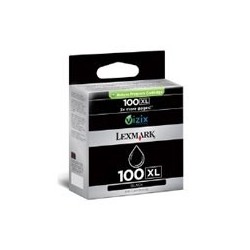 Pack de 2 cartouches noires Lexmark N°100XL pour Platinum Pro905 / Presige Pro805..., Toner Express : achat en ligne de Pack de 