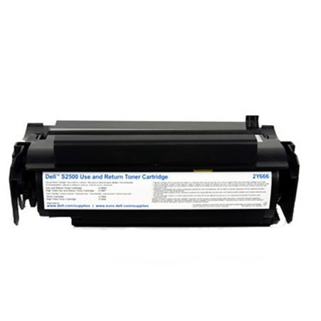 Toner noir haute capacité DELL pour imprimante Dell S2500, Toner Express : achat en ligne de Toner noir haute capacité DELL pour