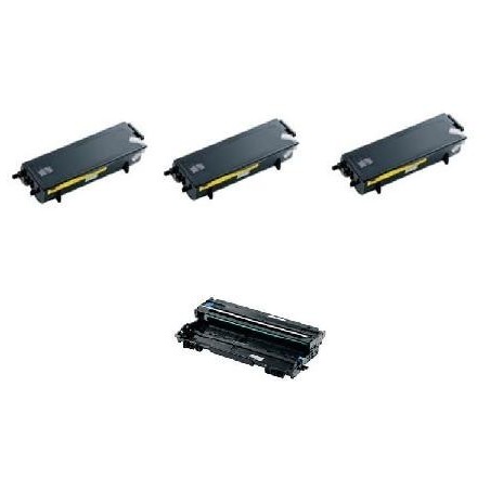 Pack de 3 toners et 1 tambour génériques pour Brother HL-52XX, Toner Express : achat en ligne de Pack de 3 toners et 1 tambour g