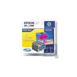 Cartouches d'encre Epson T0441/T0452/T0453/T0454 Noire, Cyan, Magenta et Jaune, Toner Express : achat en ligne de Cartouches d'e