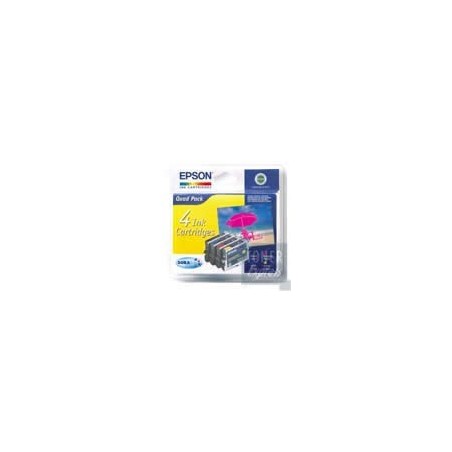 Cartouches d'encre Epson T0441/T0452/T0453/T0454 Noire, Cyan, Magenta et Jaune, Toner Express : achat en ligne de Cartouches d'e