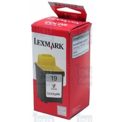 Cartouche d'encre Lexmark n° 19 Couleur, Toner Express : achat en ligne de Cartouche d'encre Lexmark n° 19 Couleur pour impriman