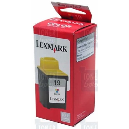 Cartouche d'encre Lexmark n° 19 Couleur, Toner Express : achat en ligne de Cartouche d'encre Lexmark n° 19 Couleur pour impriman