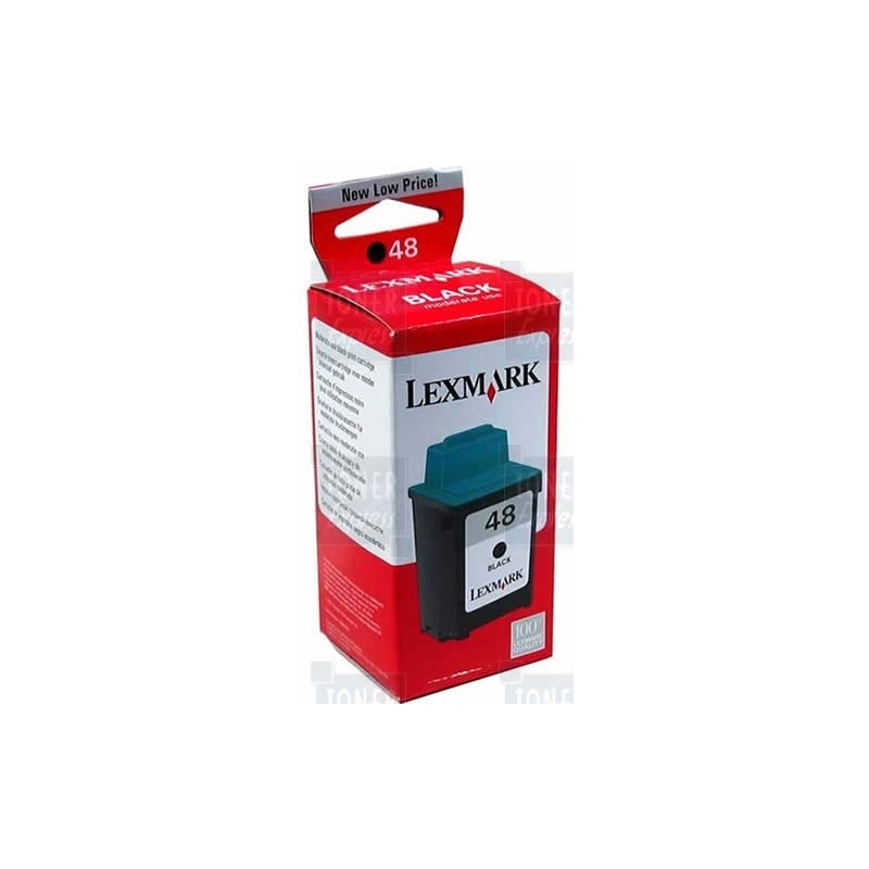 Cartouche d'encre Lexmark n° 48 Noir (Usage Modéré), Toner Express : achat en ligne de Cartouche d'encre Lexmark n° 48 Noir (Usa