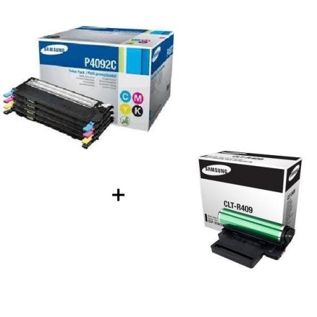 Eco pack de 4 toners + 1 tambour Samsung pour clp 310 / CLP 315 / CLX 3170 / CLX 3175, Toner Express : achat en ligne de Eco pac