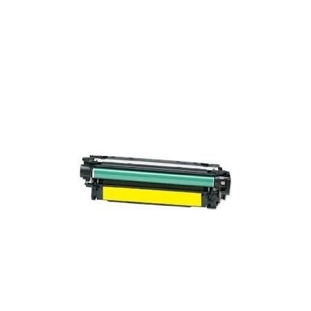 Toner jaune générique pour HP color laserjet CP3525 / CP3530 ... (504A), Toner Express : achat en ligne de Toner jaune générique