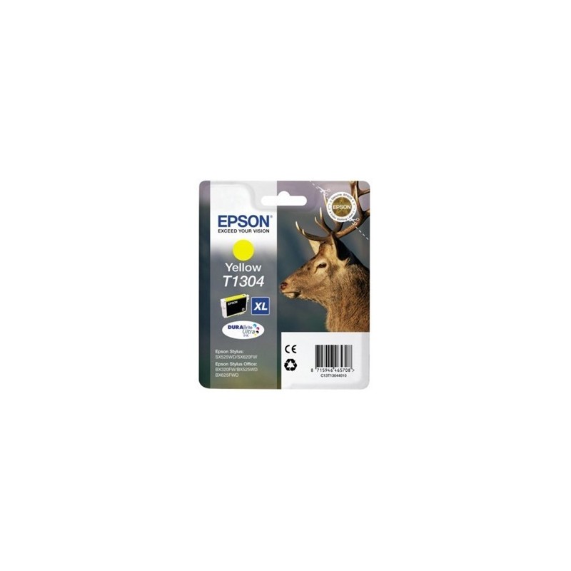 Cartouche jaune XL Epson pour stylus BX305F /  SX525WD ..., Toner Express : achat en ligne de Cartouche jaune XL Epson pour styl
