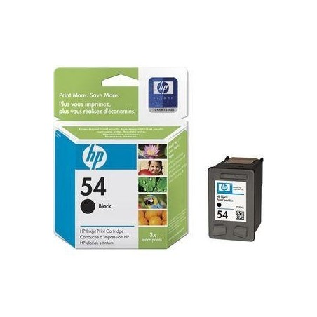Cartouche d'encre noir HP pour Deskjet F4180 AIO (N°54) en PROMOTION, Toner Express : achat en ligne de Cartouche d'encre noir H