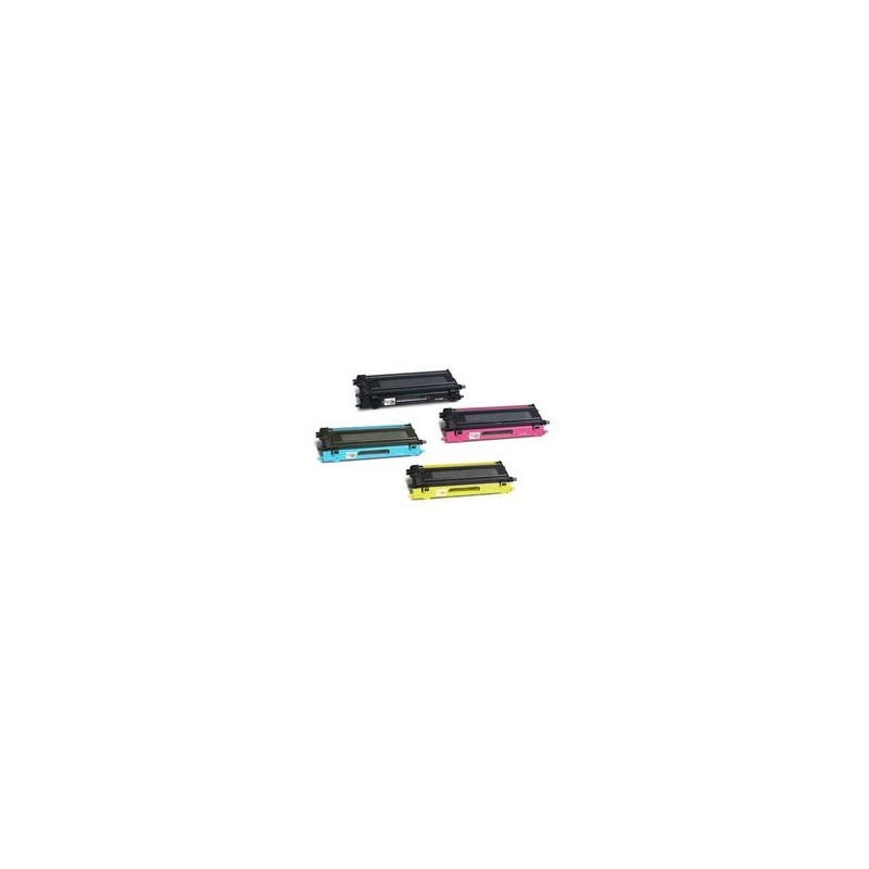 Pack de 4 Toners génériques hautes capacités pour Brother MFC9440 / DCP9040 ..., Toner Express : achat en ligne de Pack de 4 Ton
