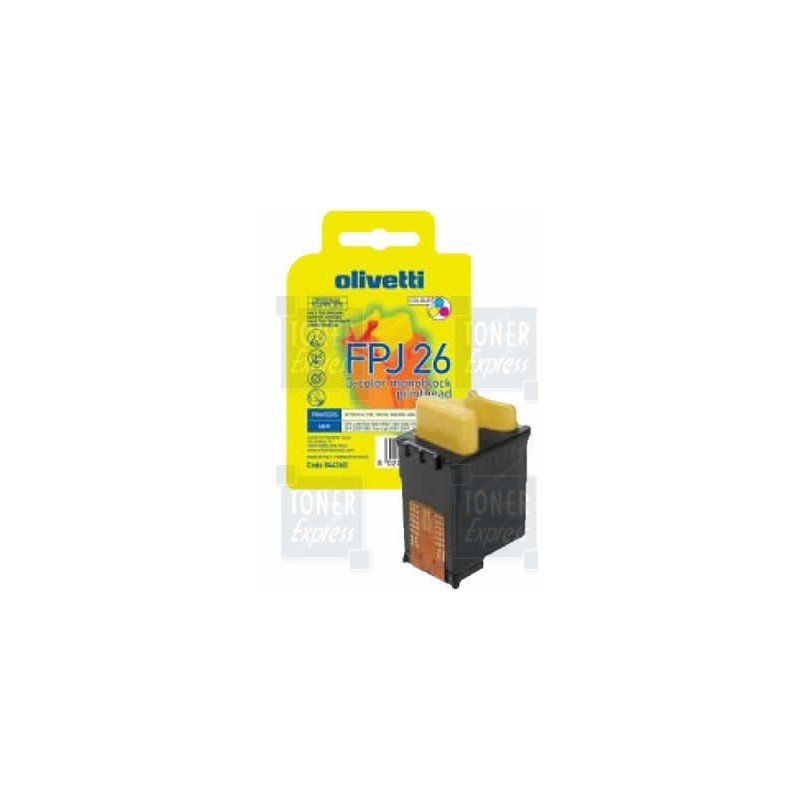 Cartouche d'encre Olivetti FPJ26 couleur, Toner Express : achat en ligne de Cartouche d'encre Olivetti FPJ26 couleur pour imprim
