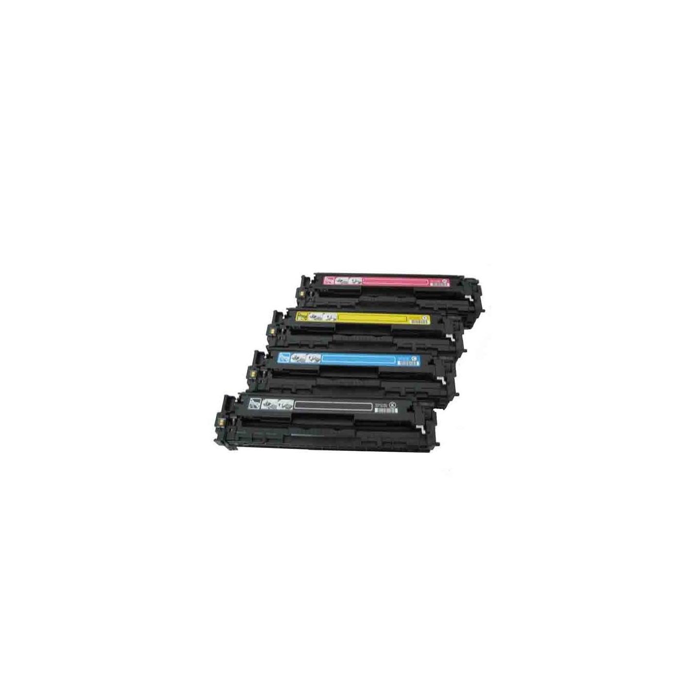 Pack de 4 toners génériques haute qualité pour HP Colorlaserjet CP 1215 / 1515 / 1518 (EP716)(125A), Toner Express : achat en li