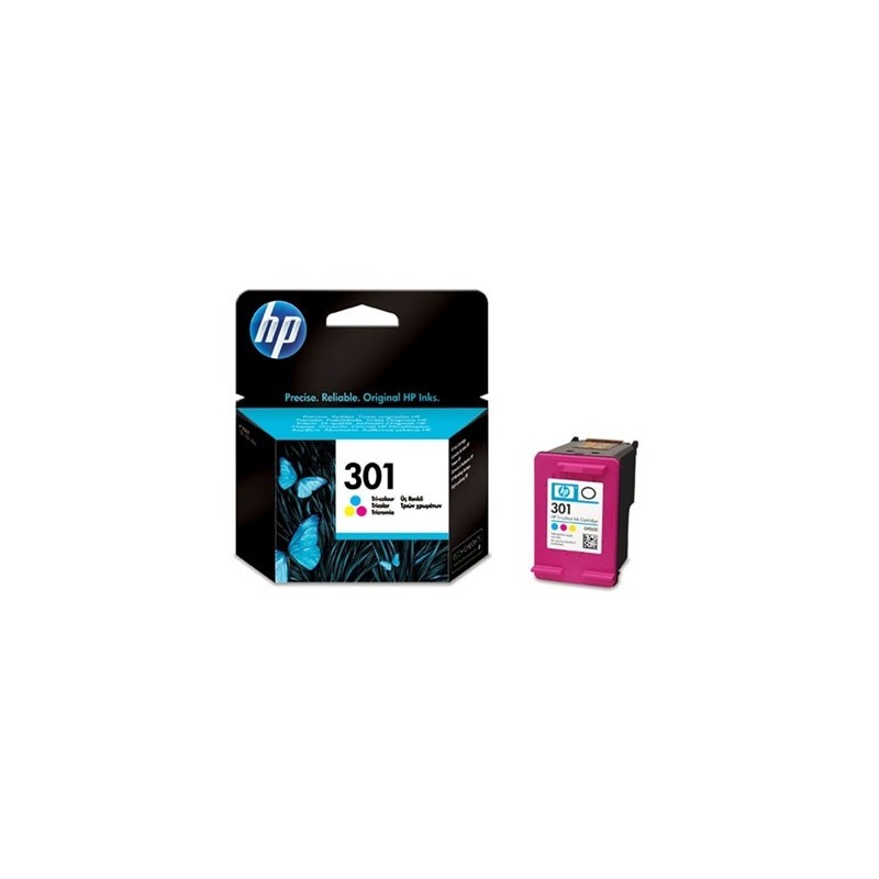 Cartouche couleur HP pour deskjet 1050 / 2050 / 3050 ... (N°301), Toner Express : achat en ligne de Cartouche couleur HP pour de