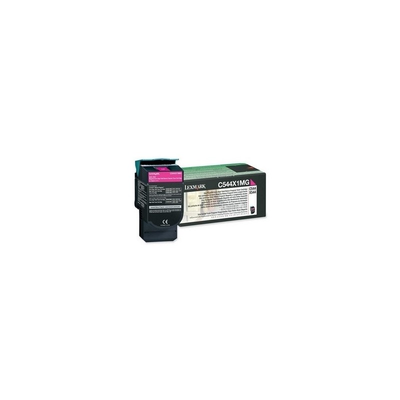 Toner magenta très haute capacité Lexmark pour C544 / X544, Toner Express : achat en ligne de Toner magenta très haute capacité 