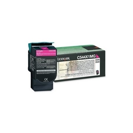 Toner magenta très haute capacité Lexmark pour C544 / X544, Toner Express : achat en ligne de Toner magenta très haute capacité 