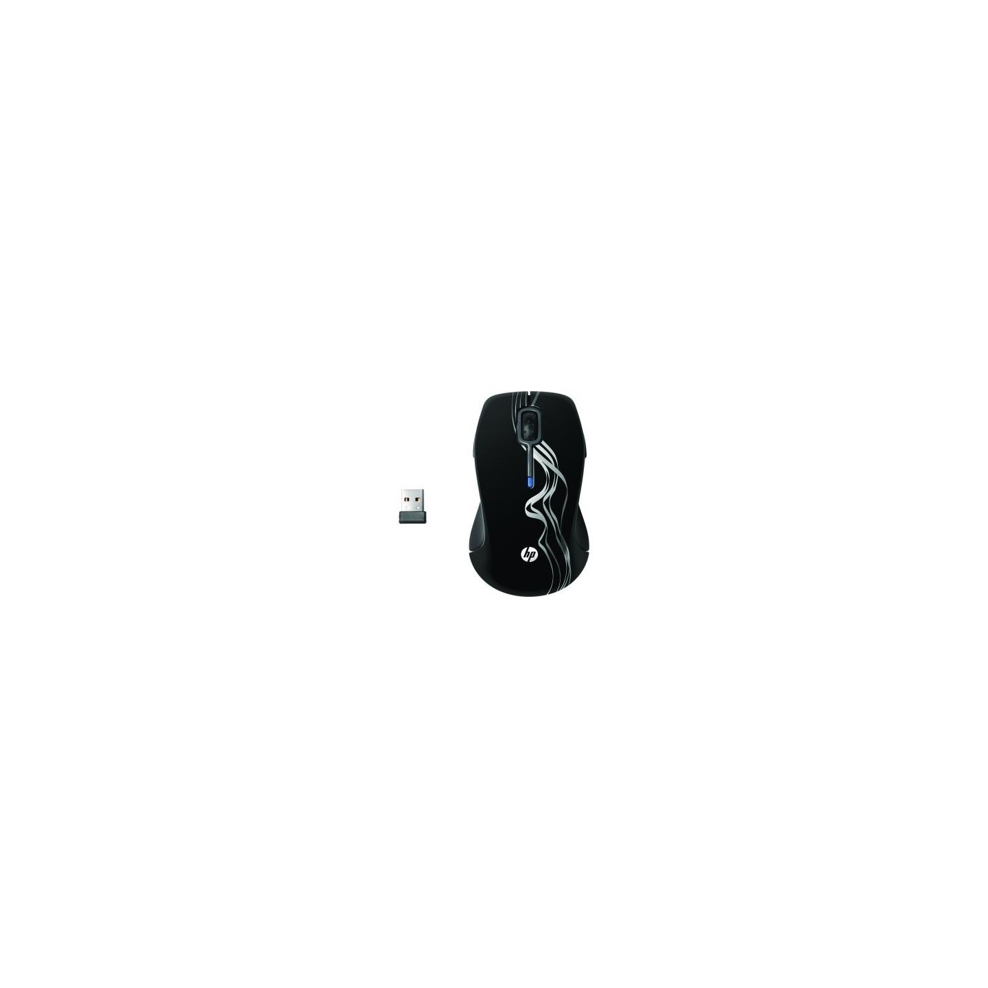 Souris HP - Laser Sans Fil Fréquence radio - USB - Roulette de Défilement - 5 x Bouton, Toner Express : achat en ligne de Souris