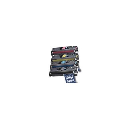Pack de 4 toners génériques qualité pro pour HP Color LaserJet 1500/2500 (EP-87 CMJBk), Toner Express : achat en ligne de Pack d