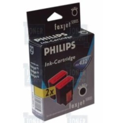 Cartouche Jet d'encre Philips PFA 432 noire (431 noire x 2), Toner Express : achat en ligne de Cartouche Jet d'encre Philips PFA