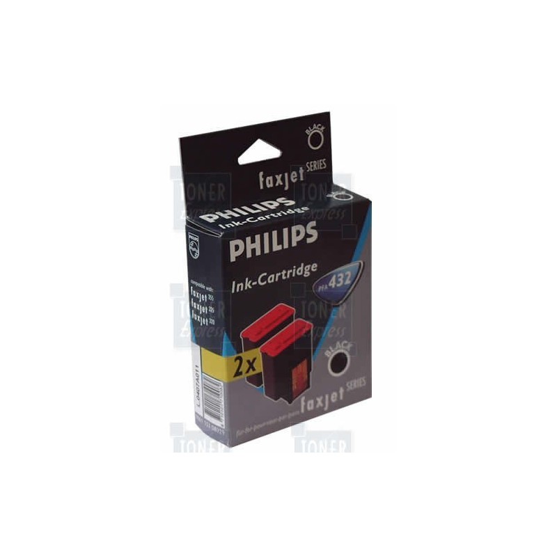 Cartouche Jet d'encre Philips PFA 432 noire (431 noire x 2), Toner Express : achat en ligne de Cartouche Jet d'encre Philips PFA