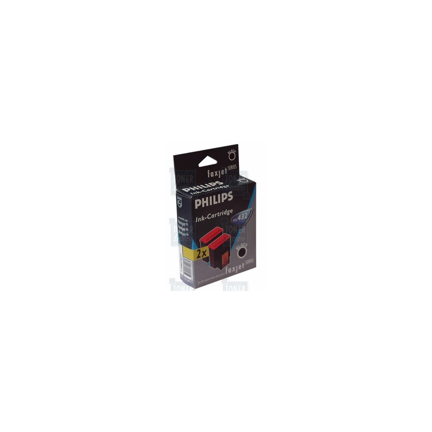 Cartouche Jet d'encre Philips PFA 432 noire (431 noire x 2), Toner Express : achat en ligne de Cartouche Jet d'encre Philips PFA