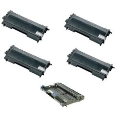 Pack de 4 toners et 1 tambour génériques pour Brother HL2040..., Toner Express : achat en ligne de Pack de 4 toners et 1 tambour
