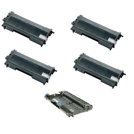 Pack de 4 toners et 1 tambour génériques pour Brother HL2040..., Toner Express : achat en ligne de Pack de 4 toners et 1 tambour