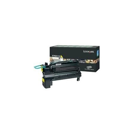 Toner jaune Lexmark pour X792..., Toner Express : achat en ligne de Toner jaune Lexmark pour X792... pour imprimante