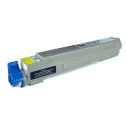 Toner jaune générique pour Oki C9600 / C9800..., Toner Express : achat en ligne de Toner jaune générique pour Oki C9600 / C9800.