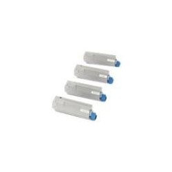 Pack de 4 toners génériques pour Oki C5850 / C5950, Toner Express : achat en ligne de Pack de 4 toners génériques pour Oki C5850