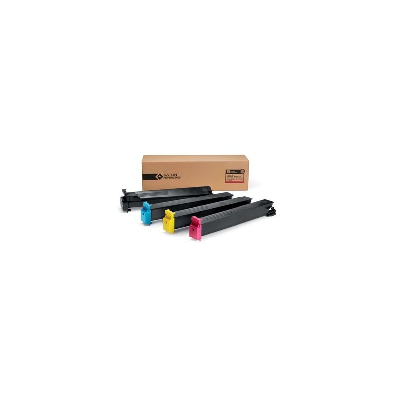 Pack de 4 toners génériques pour Konica Minolta Bizhub C203 / C253 (TN213), Toner Express : achat en ligne de Pack de 4 toners g