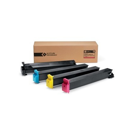 Pack de 4 toners génériques pour Konica Minolta Bizhub C203 / C253 (TN213), Toner Express : achat en ligne de Pack de 4 toners g