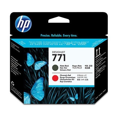 Tête d'impression matte black/chromatique rouge HP pour designjet Z6200 (N°771), Toner Express : achat en ligne de Tête d'impres
