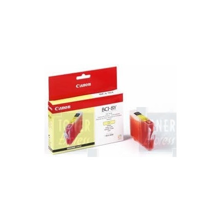 Cartouche d'encre Canon BCI8Y Jaune, Toner Express : achat en ligne de Cartouche d'encre Canon BCI8Y Jaune pour imprimante