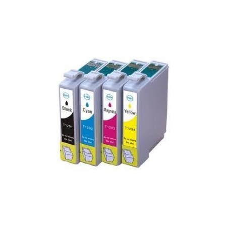Pack de 4 cartouches génériques pour Epson stylus BX305F / BX320FW / SX420W..., Toner Express : achat en ligne de Pack de 4 cart