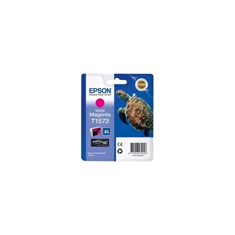 Cartouche vivid magenta UltraChrome K3 Epson pour stylus Photo R3000, Toner Express : achat en ligne de Cartouche vivid magenta 