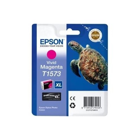 Cartouche vivid magenta UltraChrome K3 Epson pour stylus Photo R3000, Toner Express : achat en ligne de Cartouche vivid magenta 