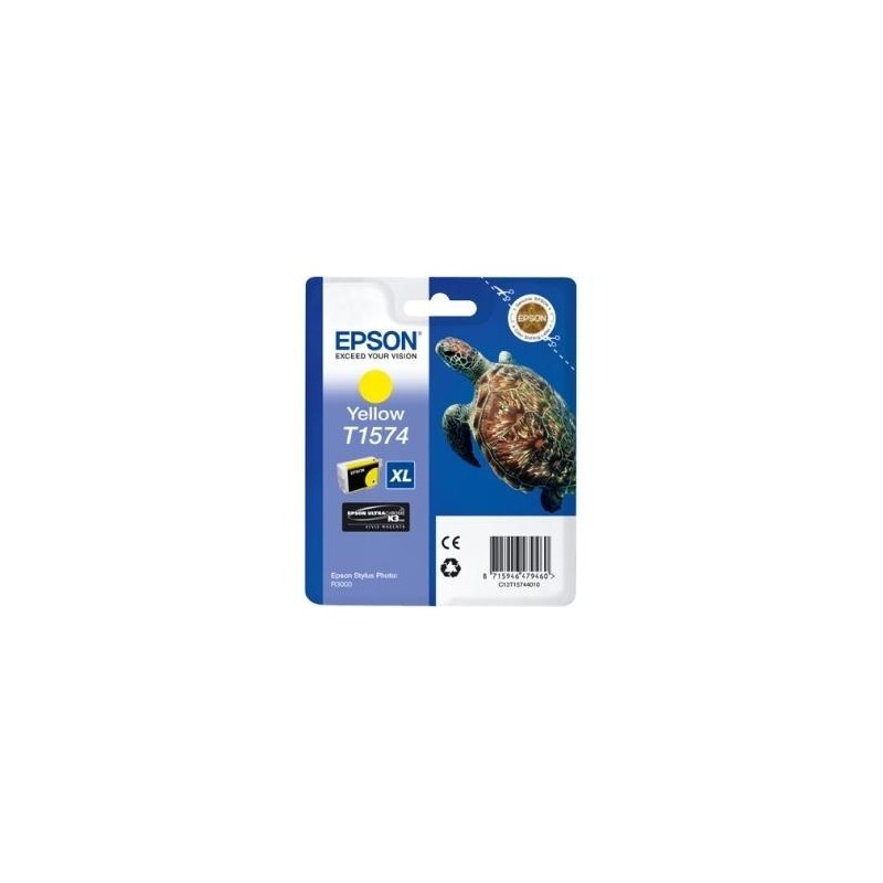 Cartouche jaune UltraChrome K3 Epson pour stylus Photo R3000, Toner Express : achat en ligne de Cartouche jaune UltraChrome K3 E